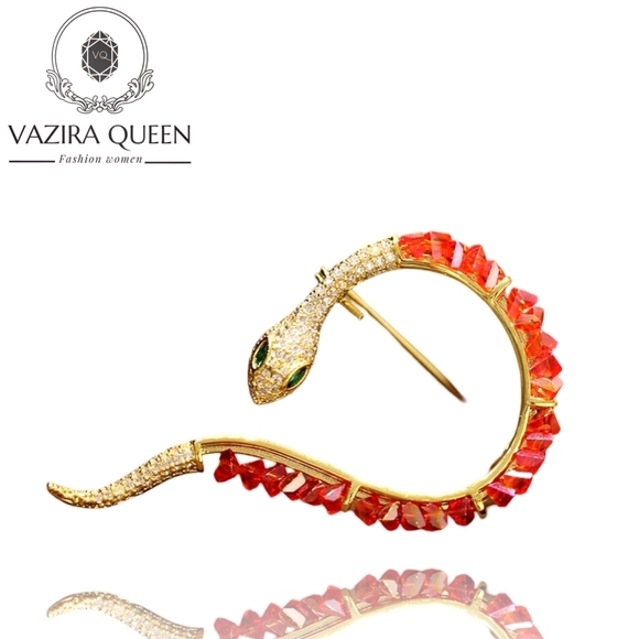 VQ Snake Brooch - Picture 1 of 4